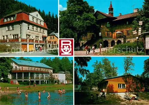 AK / Ansichtskarte Nachod_Tschechien Hotel a restaurace Orlik v Teplickych skalach Police n Met chata Hvezda Adrspach hotel Skalni mesto Chatovy tabor Na Zdefine Nachod Tschechien