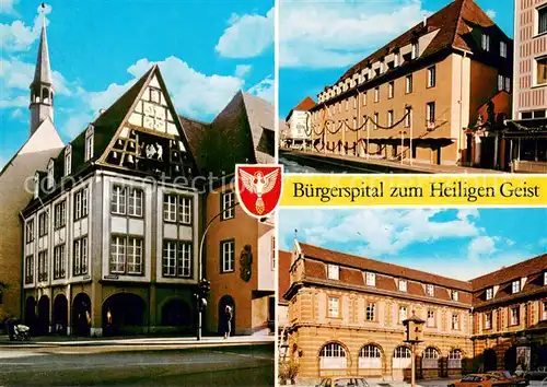 AK / Ansichtskarte Wuerzburg Buergerspital zum Heiligen Geist Weingut Altenheim  Wuerzburg