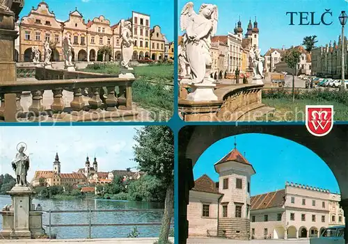 AK / Ansichtskarte Telc_CZ Mesto zalozene Gotickych a renesancnich domu a zamkem Mestska pamatkova rezervace 