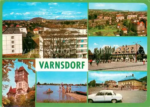AK / Ansichtskarte Varnsdorf Pohranicni mesto s hranicnim prechodem do NDR Metropole vyroby damskych puncoch Varnsdorf