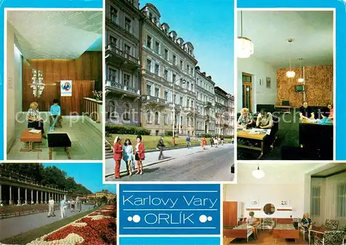 AK / Ansichtskarte Karlovy_Vary_Karlsbad Lecebny dum Orlik Details 