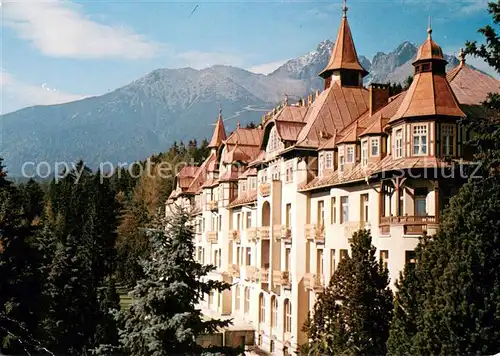 AK / Ansichtskarte Vysoke_Tatry Grand hotel Praha v Tatranske Lomnici Vysoke Tatry