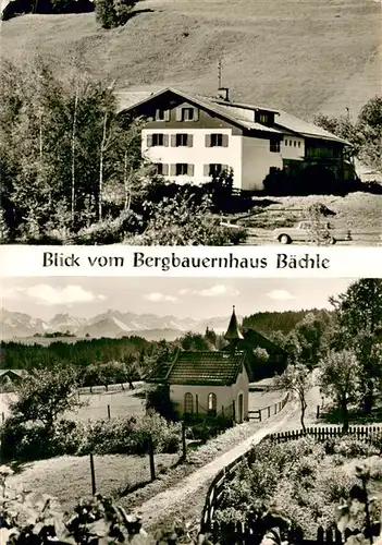 AK / Ansichtskarte Bettenried Bergbauernhaus Baechle Kapelle Bettenried