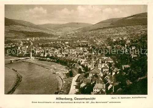 AK / Ansichtskarte Miltenberg_Main Gesamtansicht Miltenberg Main