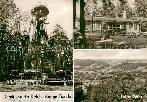 AK / Ansichtskarte Geising_Erzgebirge Kohlhaukuppe Baude Geising Erzgebirge