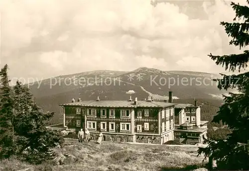 AK / Ansichtskarte Krkonose_CZ Gebaeudeansicht 