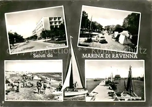 AK / Ansichtskarte Ravenna_Italia Viale della Pace Camping Spiaggia  Ravenna Italia