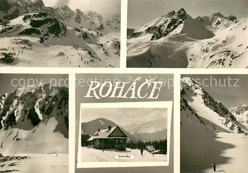 AK / Ansichtskarte Rohace_Slovakia Berge im Schnee m. Zverovka 