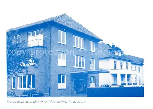 AK / Ansichtskarte Wildeshausen Krankenhaus Alexanderstift Aussenansicht Wildeshausen