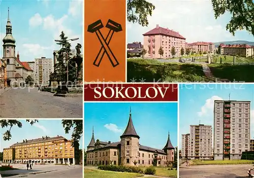 AK / Ansichtskarte Sokolov_CZ Historische Gebaeude 