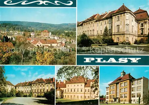 AK / Ansichtskarte Plasy_Kolem_Roku Panorama Schloesser Plasy_Kolem_Roku