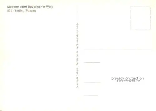 AK / Ansichtskarte Tittling Gasthaus Muehlhiasl Museumsdorf Bayerischer Wald Gastraeume Kegelbahn Tittling