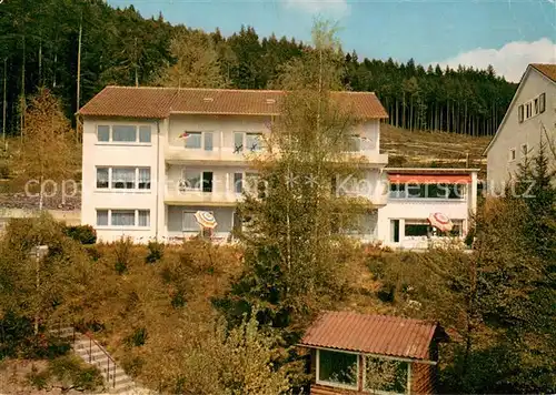 AK / Ansichtskarte Bad_Liebenzell Hotel Pension Schwarzdrossel Bad_Liebenzell