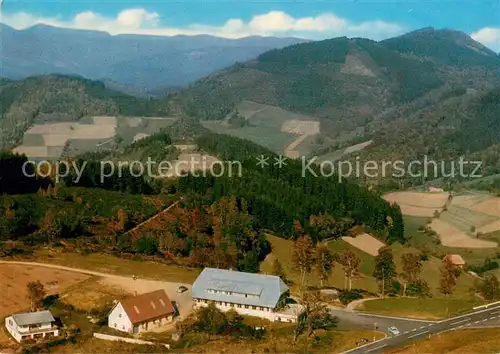 AK / Ansichtskarte Oberprechtal Hoehengasthof Pension Landwassereck Fliegeraufnahme Oberprechtal