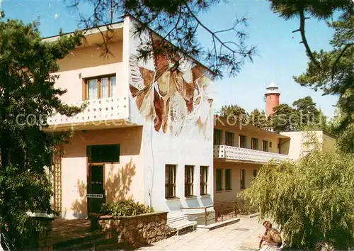 AK / Ansichtskarte Krynica_Morska_Ostseebad_PL Ferienhaus Hotel Bursztyn 