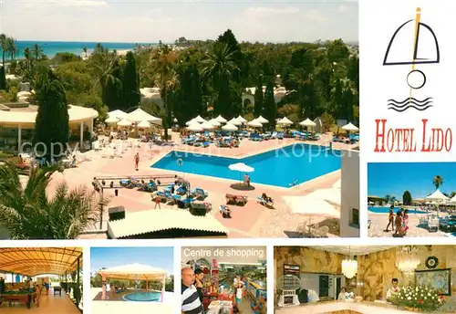 AK / Ansichtskarte Nabeul_Tunesie Hotel Lido Swimming Pool Centre de shopping 