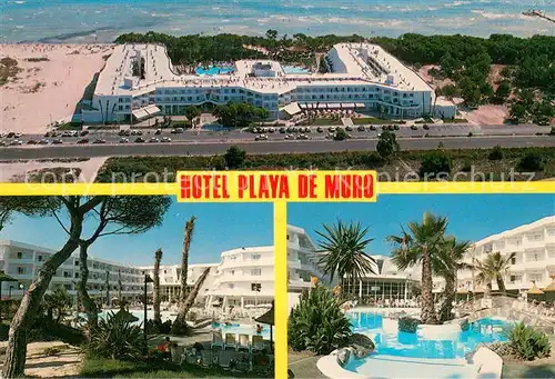 AK / Ansichtskarte Playa_de_Muro Ferienanlage Luftbild Hotel Swimming Pool Playa_de_Muro
