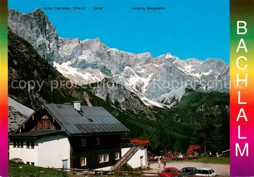 AK / Ansichtskarte Hachau_Ramsau Alpengasthof Bachlalm Alpen Hachau Ramsau