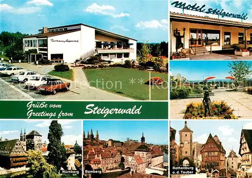 AK / Ansichtskarte Wachenroth Autobahn Rasthaus Motel Steigerwald Nuernberg Bamberg Rothenburg o.d. Tauber Wachenroth