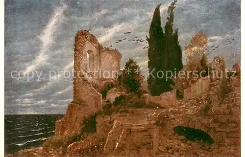 AK / Ansichtskarte Boecklin_Arnold_Boecklin Nr.7 Ruine am Meer 