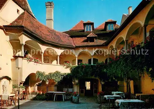 AK / Ansichtskarte Krems_Donau Arkadenhof im Gasthof Zur alten Post Krems Donau