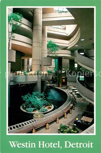AK / Ansichtskarte Detroit_Michigan Westin Hotel 