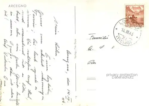 AK / Ansichtskarte Arcegno_TI Ortsmotiv 