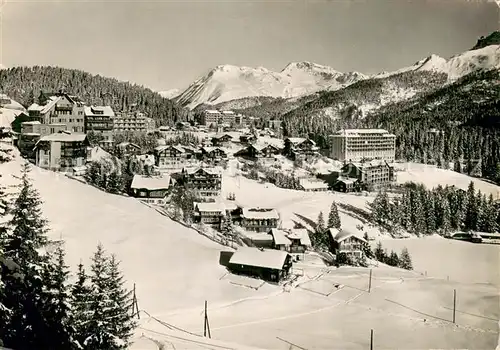 AK / Ansichtskarte Arosa_GR Winterpanorama Arosa_GR