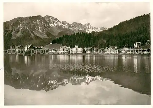 AK / Ansichtskarte Arosa_GR Partie am Obersee Arosa_GR