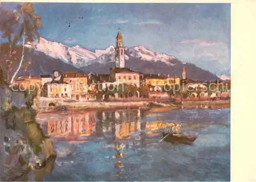 AK / Ansichtskarte Ascona_Lago_Maggiore Pro Infirmis Kuenstlerkarte Ascona_Lago_Maggiore