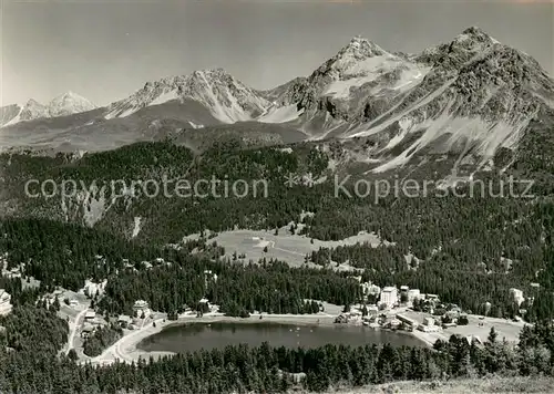 AK / Ansichtskarte Arosa_GR Blick auf den Obersee mit Furkahoerner und Medergenfluh Arosa_GR