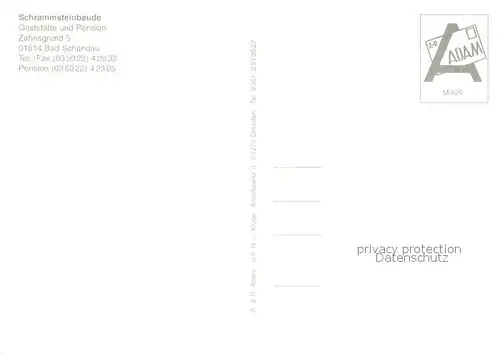 AK / Ansichtskarte Bad_Schandau Schrammsteinbaude Gaststaette und Pension Terrasse Gaststube Bad_Schandau