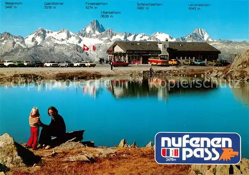 AK / Ansichtskarte Nufenenpass_TI Restaurant Nufenenpasshoehe 