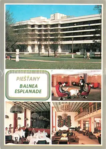 AK / Ansichtskarte Piestany Balnea Esplanade Piestany
