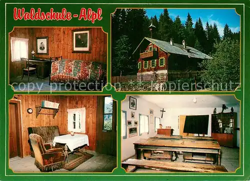 AK / Ansichtskarte Alpl Waldschule Wandermuseum Peter Roseggers Waldheimat Details  Alpl