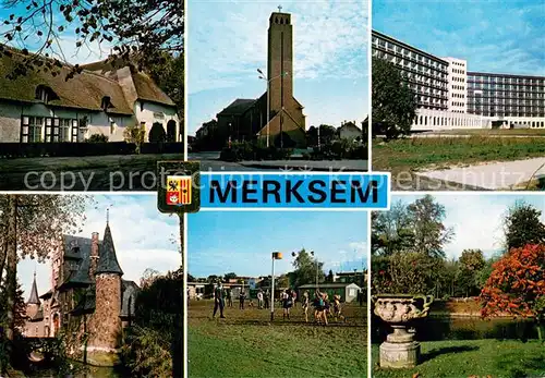 AK / Ansichtskarte Merksem Krankenhaus St Josefkirche Bauernhof Merksem