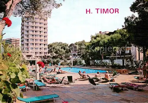 AK / Ansichtskarte Playa_de_Palma_Mallorca Hotel Timor Pool Playa_de_Palma_Mallorca
