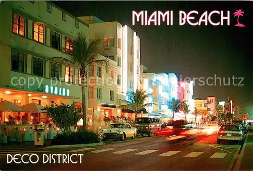 AK / Ansichtskarte Miami_Beach Deco District Ocean Drive  