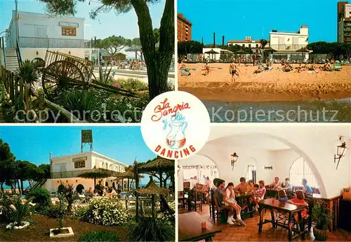 AK / Ansichtskarte Malgrat_de_Mar_ES Hostal La Sangria Dancing Strand 