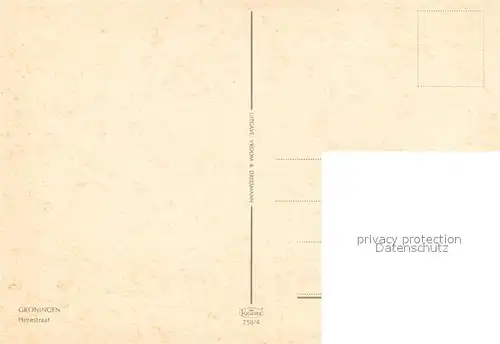 AK / Ansichtskarte Groningen Herestraat Groningen