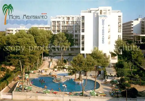 AK / Ansichtskarte Salou_ES Hotel Mediterraneo Pool 