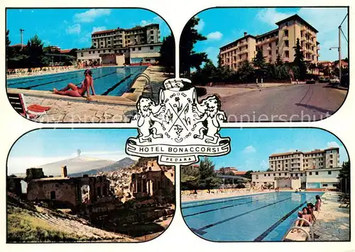 AK / Ansichtskarte Pedara Hotel Bonaccorsi Gestione Cavalli Pool Pedara