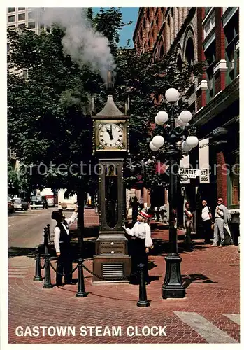 AK / Ansichtskarte Vancouver_BC_Canada Gastown Steam Clock 
