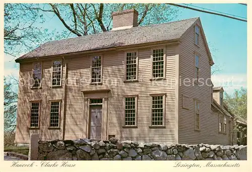 AK / Ansichtskarte Lexington_Massachusetts Hancock Clarke House 