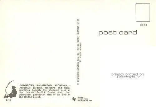 AK / Ansichtskarte Kalamazoo Downtown 