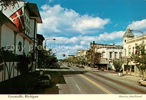 AK / Ansichtskarte Greenville_Michigan Lafayette Street Greenville_Michigan