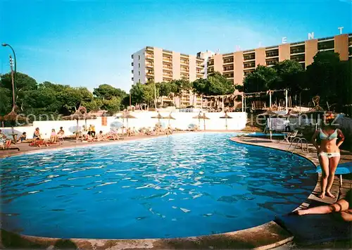 AK / Ansichtskarte El_Arenal_Mallorca_ES Hotel Orient Vista del Hotel y piscine 