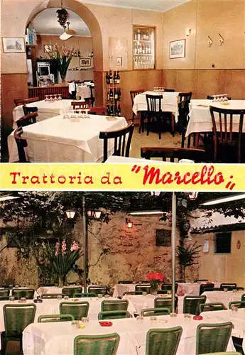 AK / Ansichtskarte Roma_Rom Trattoria da Marcello Gastraeume Roma_Rom