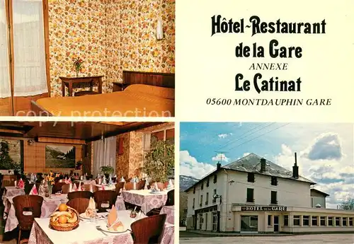 AK / Ansichtskarte Montdauphin Hotel Restaurant de la Gare Annexe Le Catinat Montdauphin