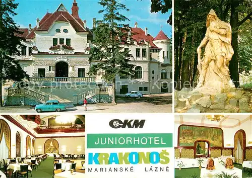 AK / Ansichtskarte Marianske_Lazne Juniorhotel Krakonos Marianske_Lazne